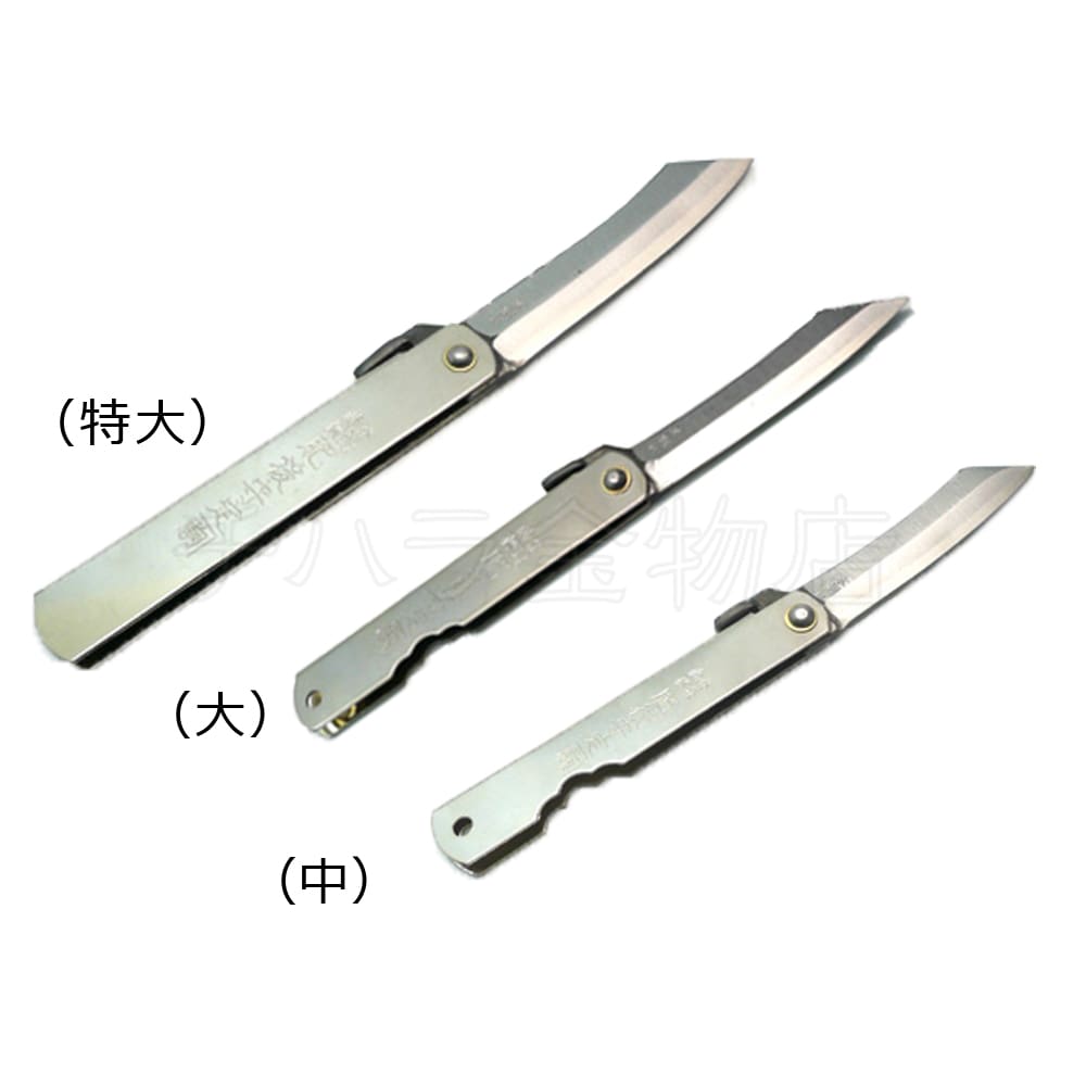 永尾かね駒製作所 肥後守 割込 （中） 黒 | チハラ金物店
