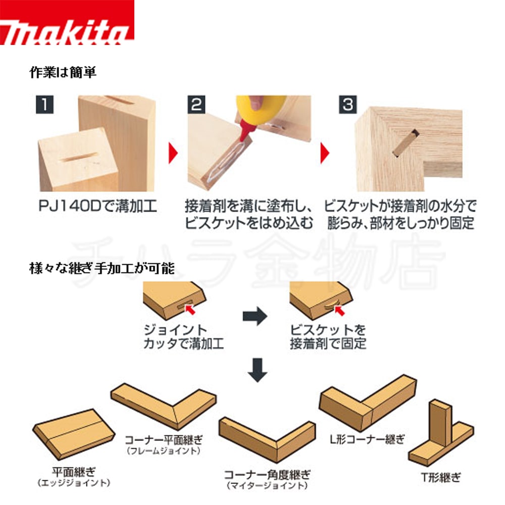☆品☆makita マキタ ジョイントカッタ 3901 ビスケットジョイント 木材加工 ケース付 電動工具 80249